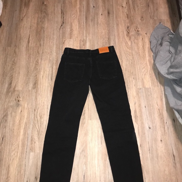 Princess Polly Black Denim Jeans - Picture 3 of 3